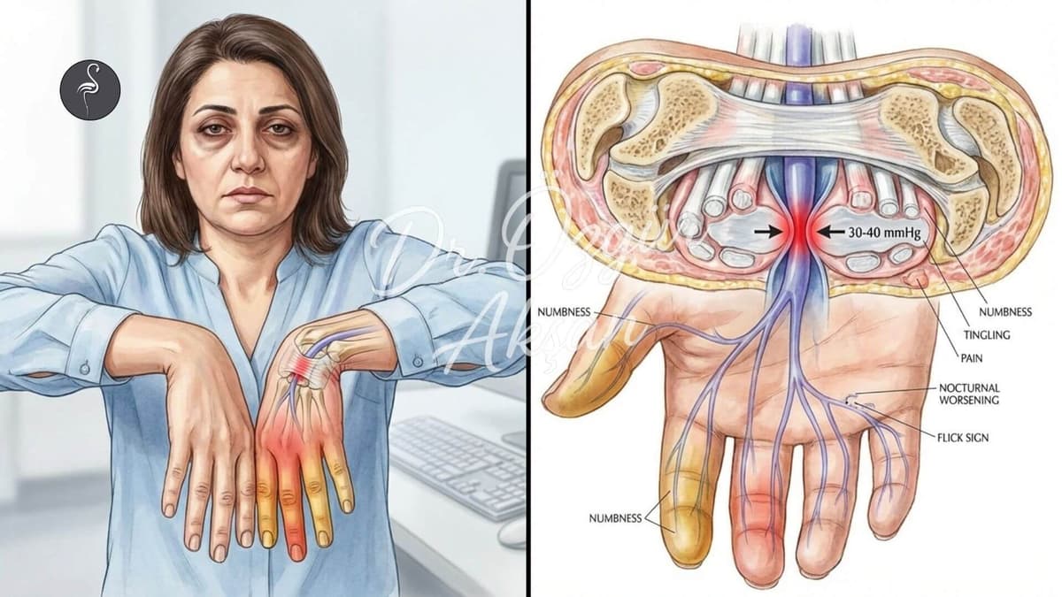 Karpal Tunel Sendromu: El Uyusmasi ve Tedavisi