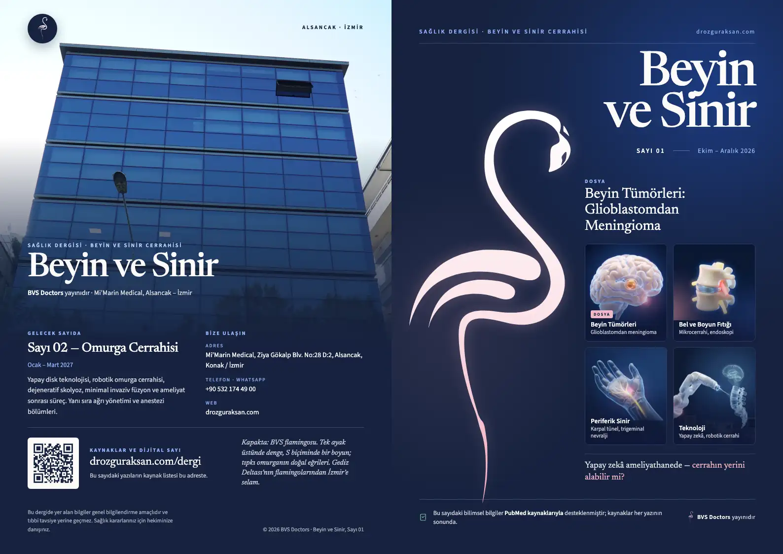 Beyin ve Sinir Sayı 01 — Kapak