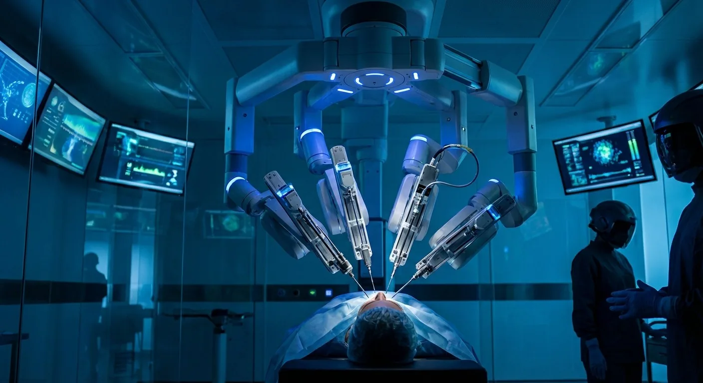 Robotik cerrahi nörocerrahide özellikle omurga ve stereotaktik girişimlerde kullanılır.